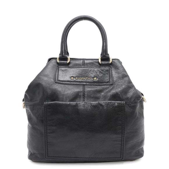 GIVENCHY Black Leather Tote Bag - Picture 1 of 16